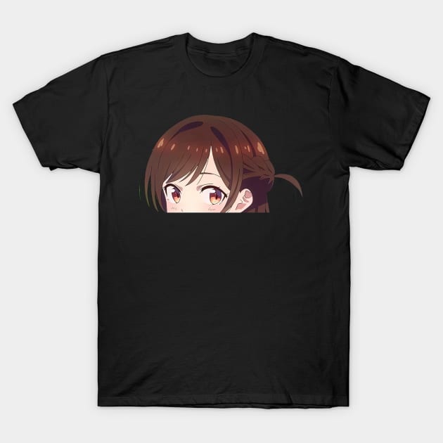 Chizuru Peeker Rent A Girlfriend T-Shirt by IainDodes